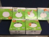 (6) Commercial Electric 9in. Ceiling Lights