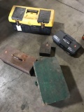 Lot of (5) Tool Boxes
