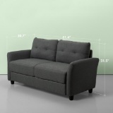 Zinus Ricardo Contemporary Upholstered 62.2 Inch