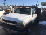 2002 Chevrolet Silverado Extended Cab with 12ft Stake Bed***LIFT GATE IS WELDED CLOSED***