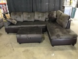 Winston Porter Northstate Sectional with Ottoman