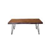 222 Fifth North Shore Brown Live Edge Coffee Table