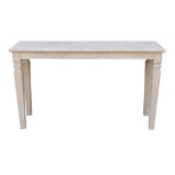 International Concepts Java Unfinished Console Table