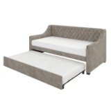 Monarch Hill Ambrosia Upholstered Day Bed w/Trundle
