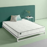Zinus 8in Charcoal Tight Top Bonnel King Spring Mattress