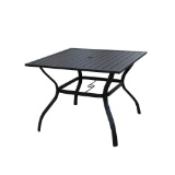 Patio Festival Square Metal Outdoor Dining Table