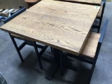 Pub Style Table and (2) Chairs
