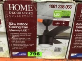 Home Decorators Collection Merwry LED 52in. Indoor Ceiling Fan
