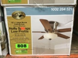 Hampton Bay Holly Springs Low Profile 52in. Large Room Ceiling Fan