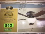 Hampton Bay Hawkins 2 44in. Small Room Ceiling Fan