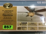 Hawkins 44in. Small Room Ceiling Fan