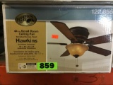 Hawkins 44in. Small Room Ceiling Fan