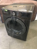 LG Electronics 7.4 cu. ft. Black Steel Ultra Large Capacity Gas Dryer with Sensor Dry TurboSteam and