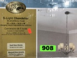 Hampton Bay Brushed Nickel 5-Light Chandelier