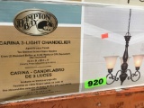 Hampton Bay Carina 3-Light Chandelier