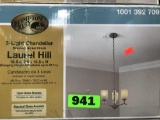 Hampton Bay Laurel Hill 3-Light Chandelier