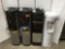 Lot of (4) Assorted Water Dispensers