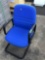 Blue Stationary Chair