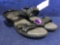 Khombu Mens Size 10 Sandals in Black/Grey