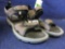 Khombu Mens Size 10 Sandals in Brown
