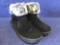 Khombu Womens Size 9 Boot in Black/Grey