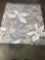 Home Decorators Blooming Flowers 8ft.x10ft. Gray Rug