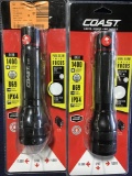 (2) Coast HP450 1400 Lumen LED Flashlight with Slide Focus