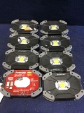 Lot of (8) Husky 700 Lumens LED Utility Light