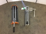 Lot of (2) Tile Cutters