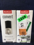 (2) Kwikset Convert Smart Lock Satin Nickel Conversion Kit featuring Z-Wave Technology