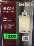 Home Decorators Collection 1-Light Mini-Pendant