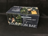 Hampton Bay 12-Light 24ft. Black Commercial Incandescent String Light