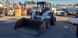 2005 BobCat S220 Turbo with High Flow and 78in. Smooth Utility Bucket