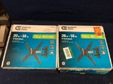 Lot of (2) Commercial Electric Full Motion TV Wall Mount for 20 in. - 56 in. Televisions
