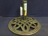 Sunnydaze Decor Round Cast Iron Outdoor Patio Umbrella Base Stand