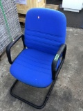 Blue Stationary Chair