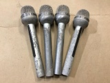 (4) Vintage EV RE18 Dynamic Super-Cardiod Microphones