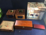 Lot of Assorted Cigar Boxes