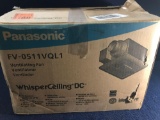 Panasonic WhisperCeiling DC fan with LED lights, Pick-A-Flow Speed Selector 50, 80 or 110 CFM and