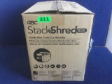 GBC Stack and Shred 80X Hands Free Cross Cut Shredder