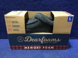 Dearfoams Slippers Mens Size 11-12 Black