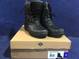 Sperry Womens Size 7 Duck Boot in Black