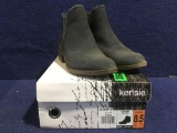 Kensie Womens Size 8.5 Gerona Boot in Dark Grey