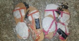 (3) Womens Size 10 and 9 Sandals