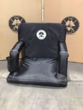 (1) Case The Captain Cushioned Folding Stadium Chairs