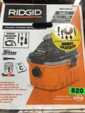 RIDGID 4 Gal. 5.0 Peak HP Portable Wet Dry Shop Vacuum with Premium Auto Detailing Kit