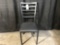 Black Cast Iron Chair With Padded Seat
