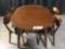 Coaster Wooden Table with Leaf with (4) Chairs