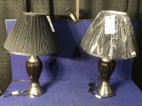 (2) Coaster Desk Lamps