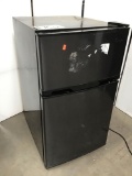 Midea 3.4 Cu. Ft. Double Door Compact Refrigerator in Black Stainless